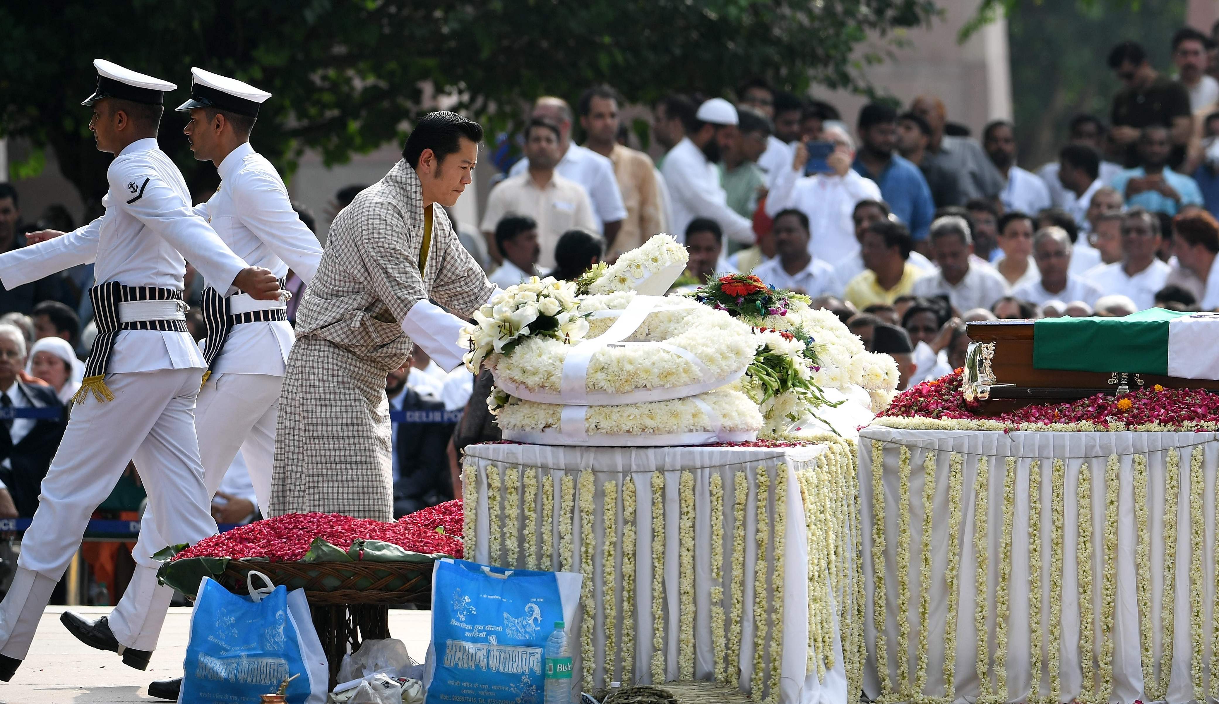印度为前总理瓦杰帕伊举行国葬(5)