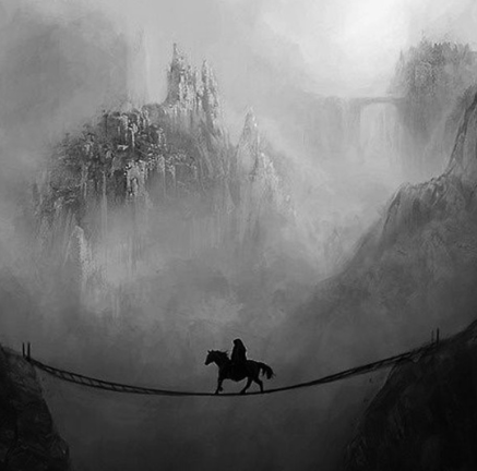 古风:乌云蔽月,人迹踪绝,说不出如斯寂寞