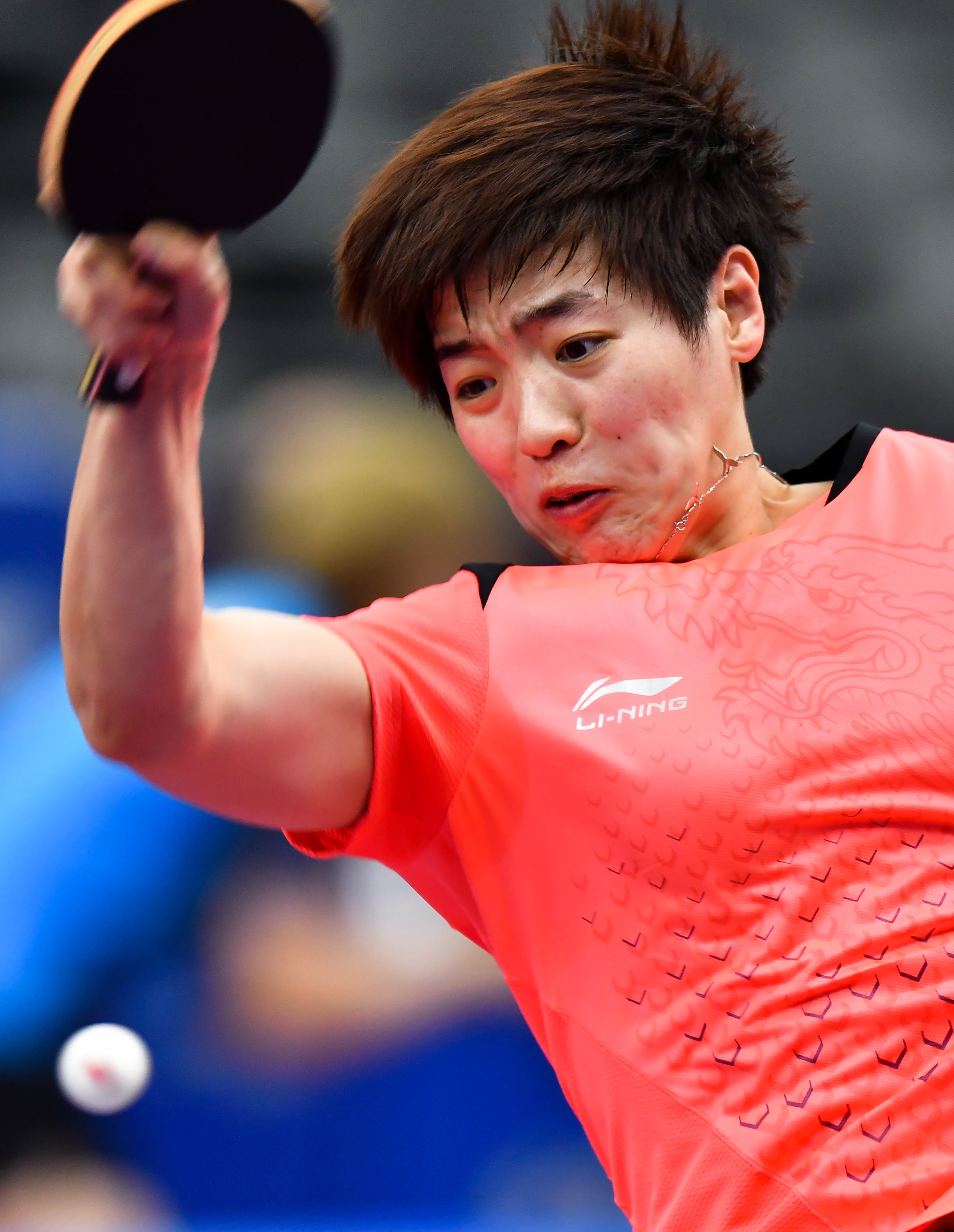 乒乓球——卡塔尔公开赛资格赛:车晓曦战胜胡丽梅(2)