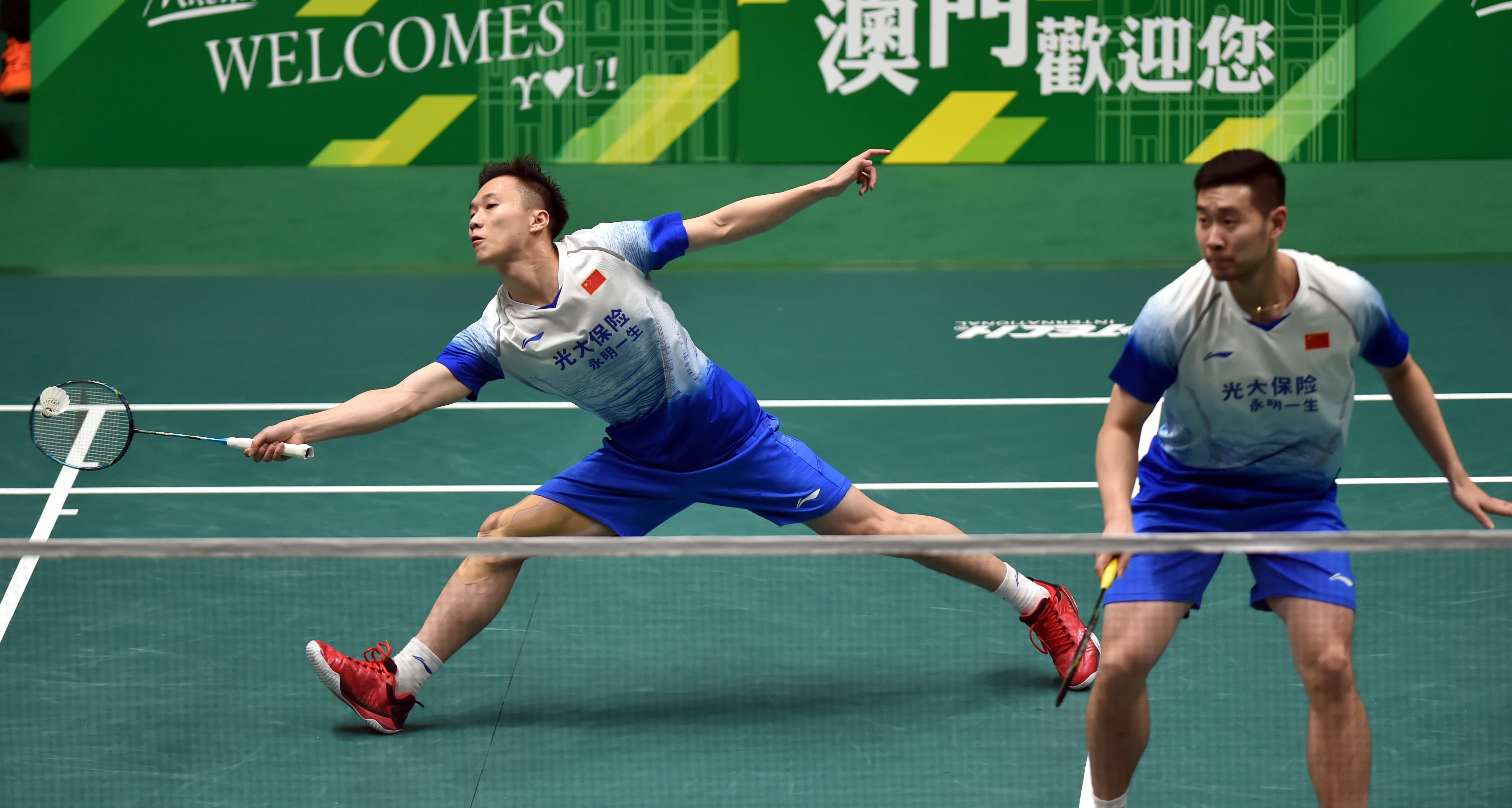 羽毛球——澳门公开赛:中国选手黄凯祥/刘成晋级(1)