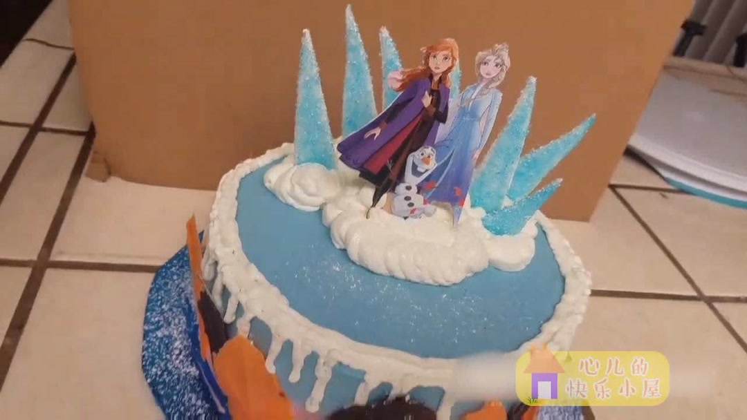 冰雪奇缘2,Frozen2,蛋糕制作:如何做一个完美的冰雪主题蛋糕?