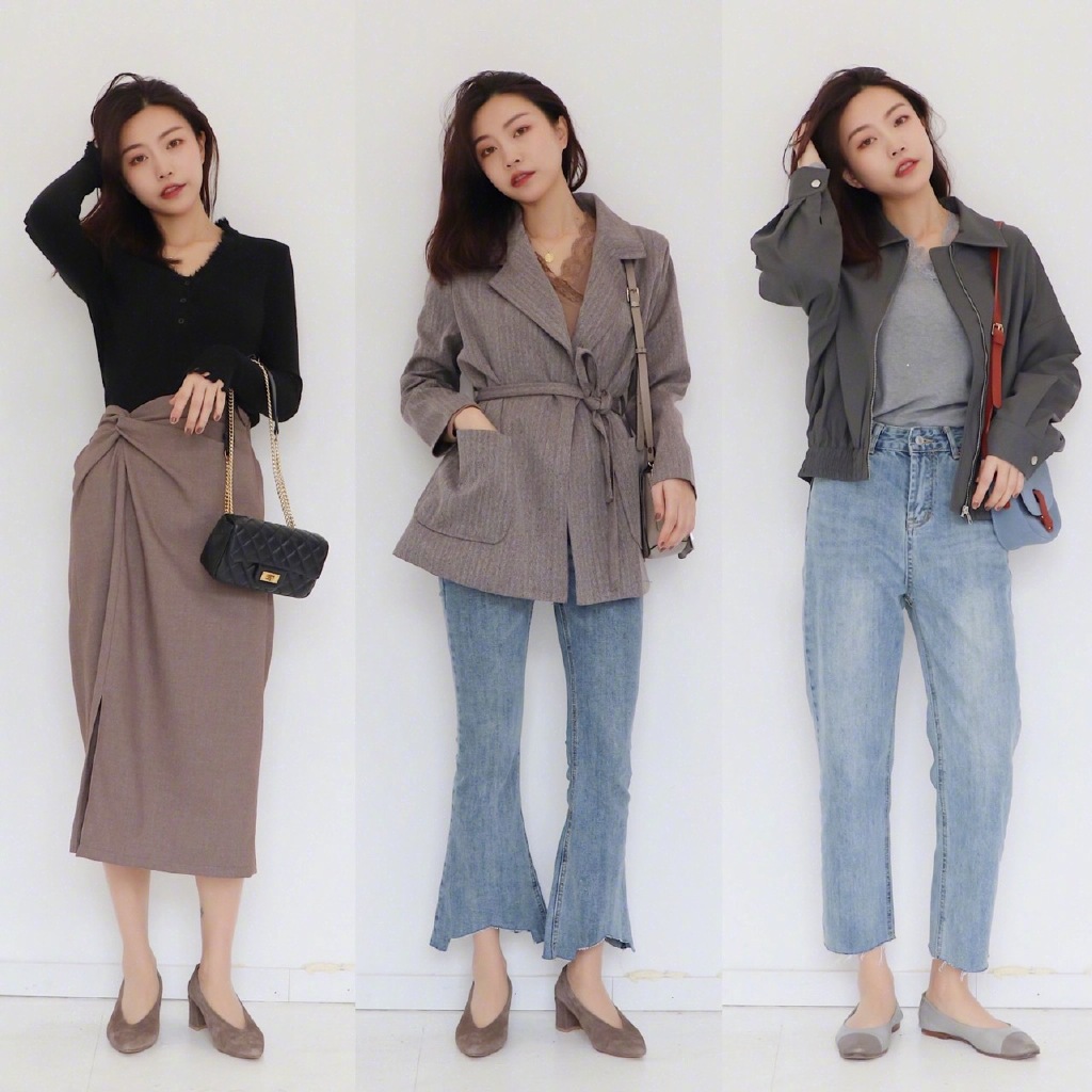 165以下女生初春增高显瘦正确穿法,毛衣 长筒靴撩人度满分,真美