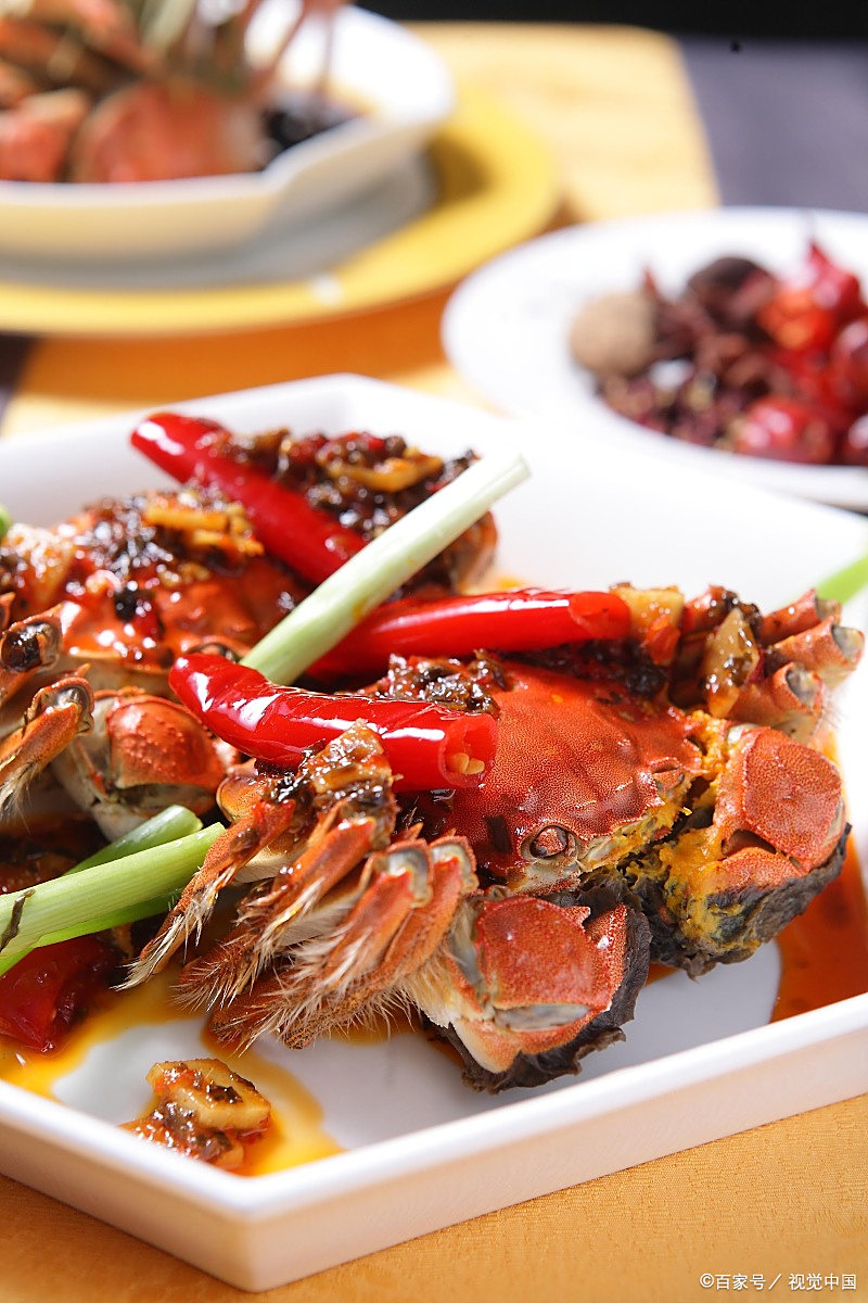 海鲜美食新加坡辣椒蟹