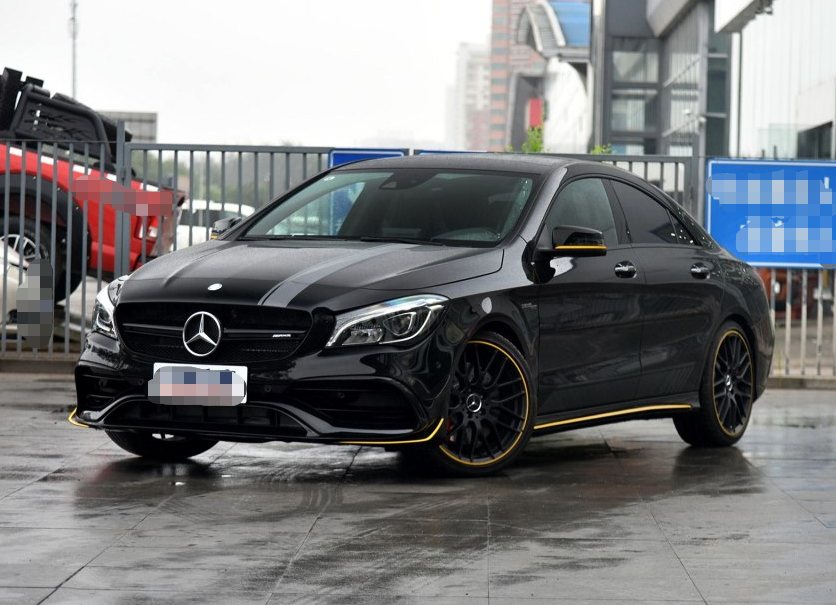 品鉴奔驰cla级amg 暗夜雷霆限量版,非常上档次,低调大气!