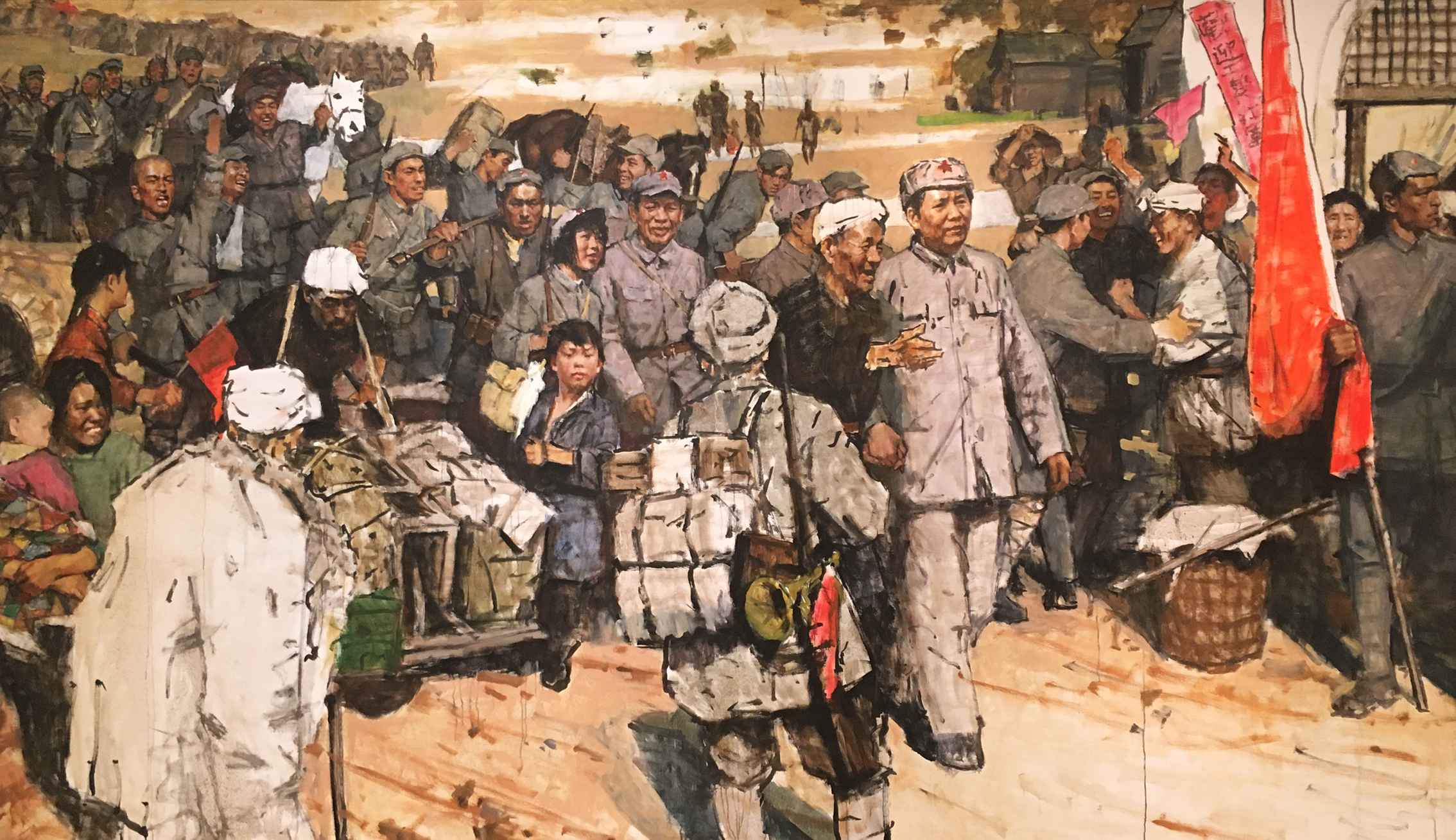 "执著追求 无愧无悔——谷钢油画展"在中国美术馆开幕