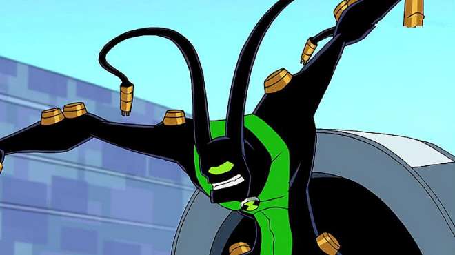 [图]Ben10：电蜥酷炫登场，我最喜欢能量攻击了，那是美味的食物啊！