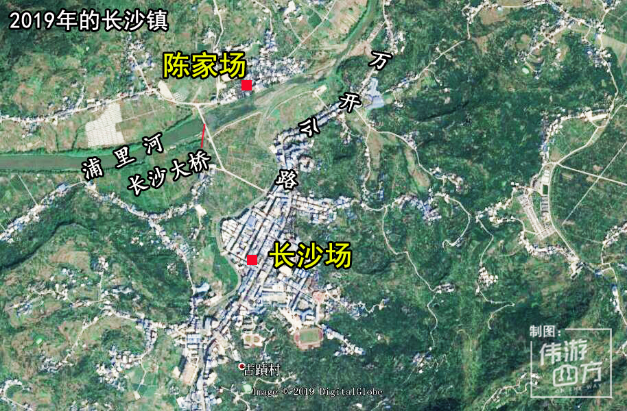 开州长沙镇道路规划图图片