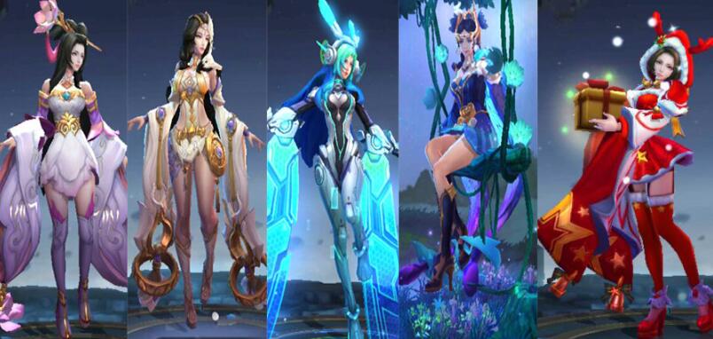 王者荣耀:最美的5位女英雄,王昭君未上榜,貂蝉只能排第三