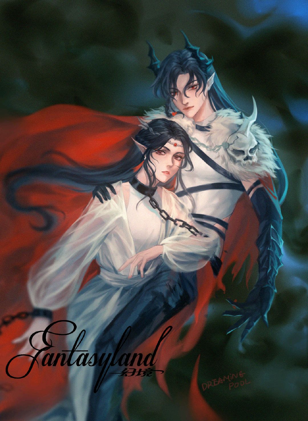 天官赐福:花城和谢怜化身天使与恶魔,这样的太子殿下你见过吗