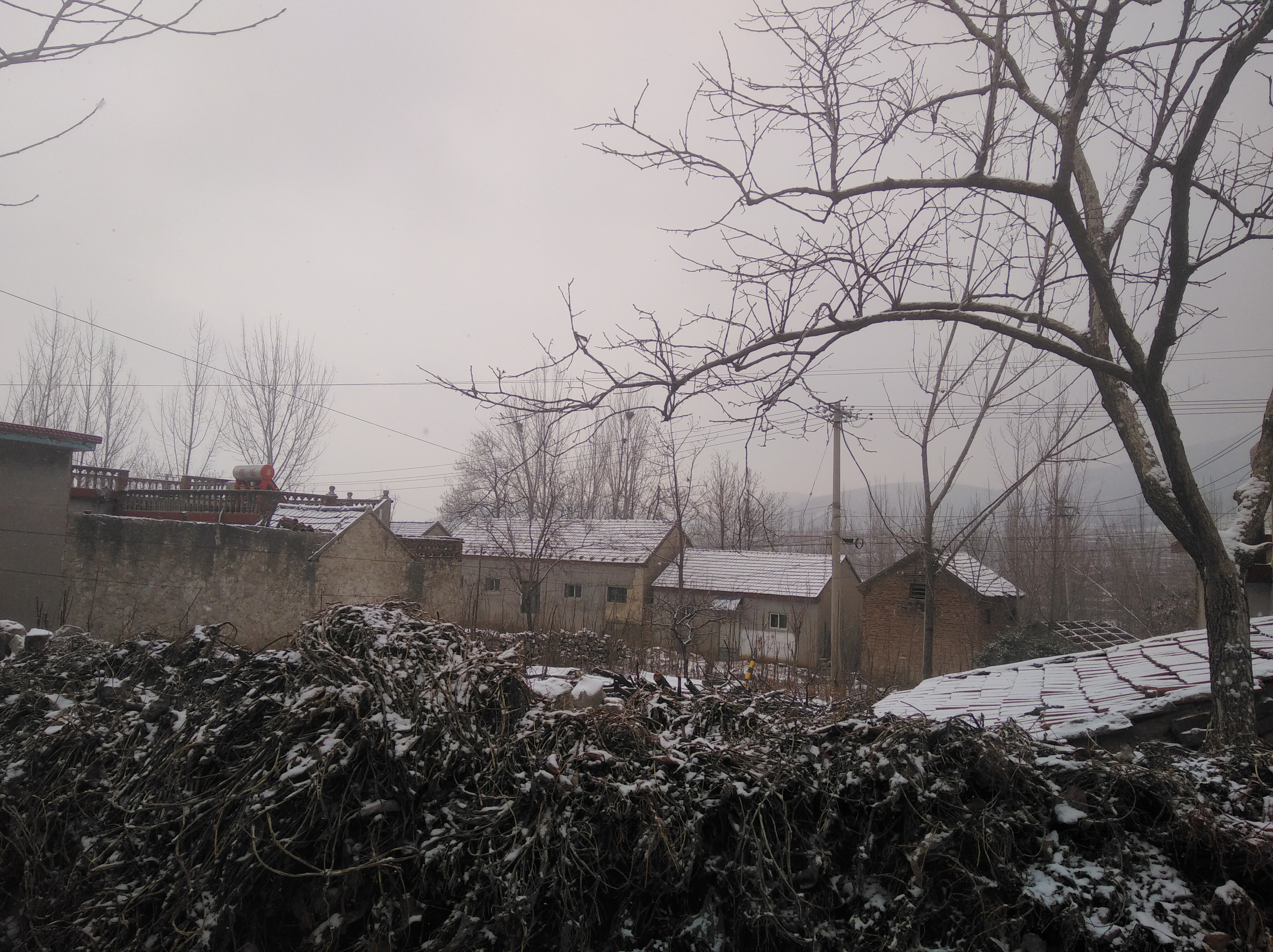 村里照片冬天图片