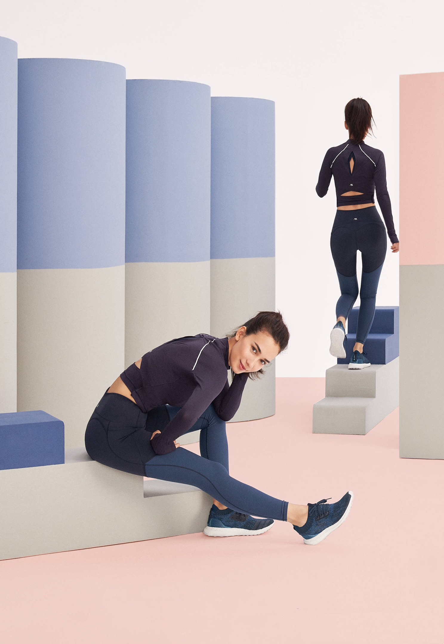 卢靖姗运动大片,马甲线,蜜桃臀,天鹅颈,健康的身材最美丽