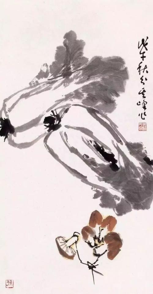 白菜谓"百财"及"清白",这六位国画大师谁画的更好?