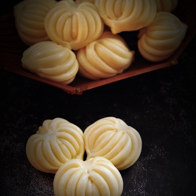 心形花卷,造型美艳,一层一层,松软劲道