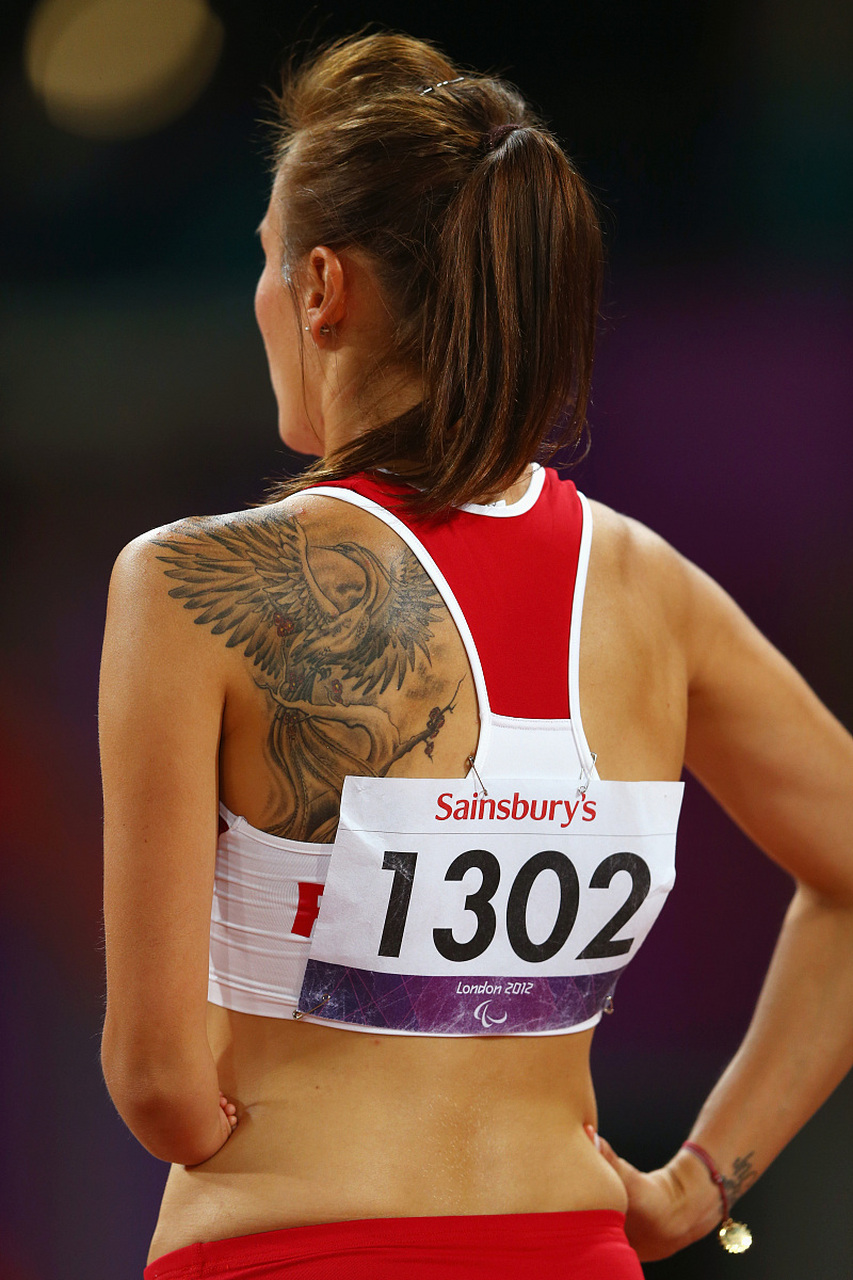 中国女运动员纹身图片