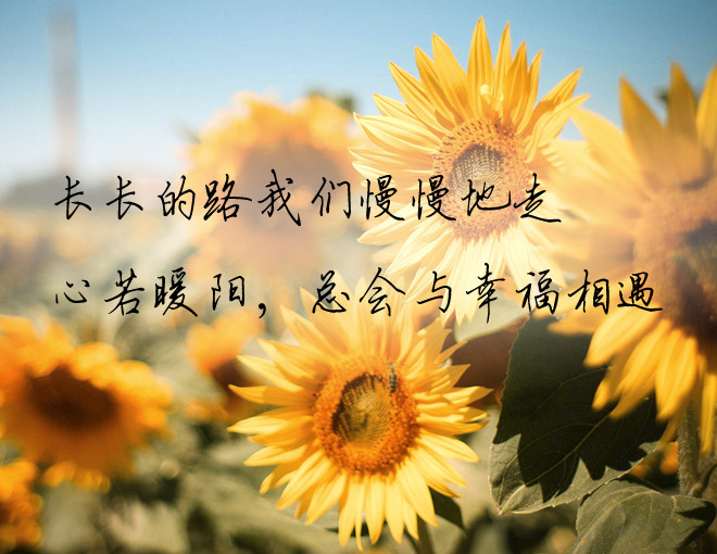 心若暖阳,总会与幸福相遇