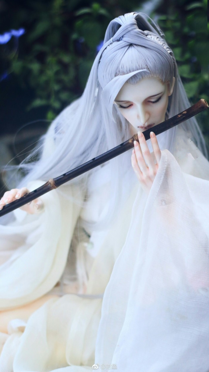 古风bjd美图,10位不同气质的白衣美男子,小说中的公子哥们!