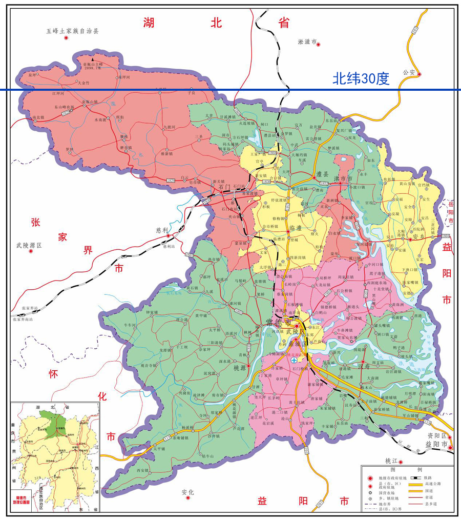 常德18处革命遗址地图图片