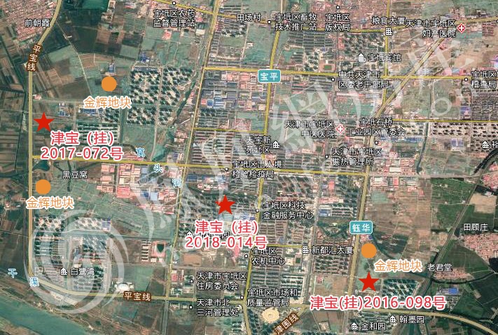 宝坻城区持续供地!16亿再上架三宗宅地