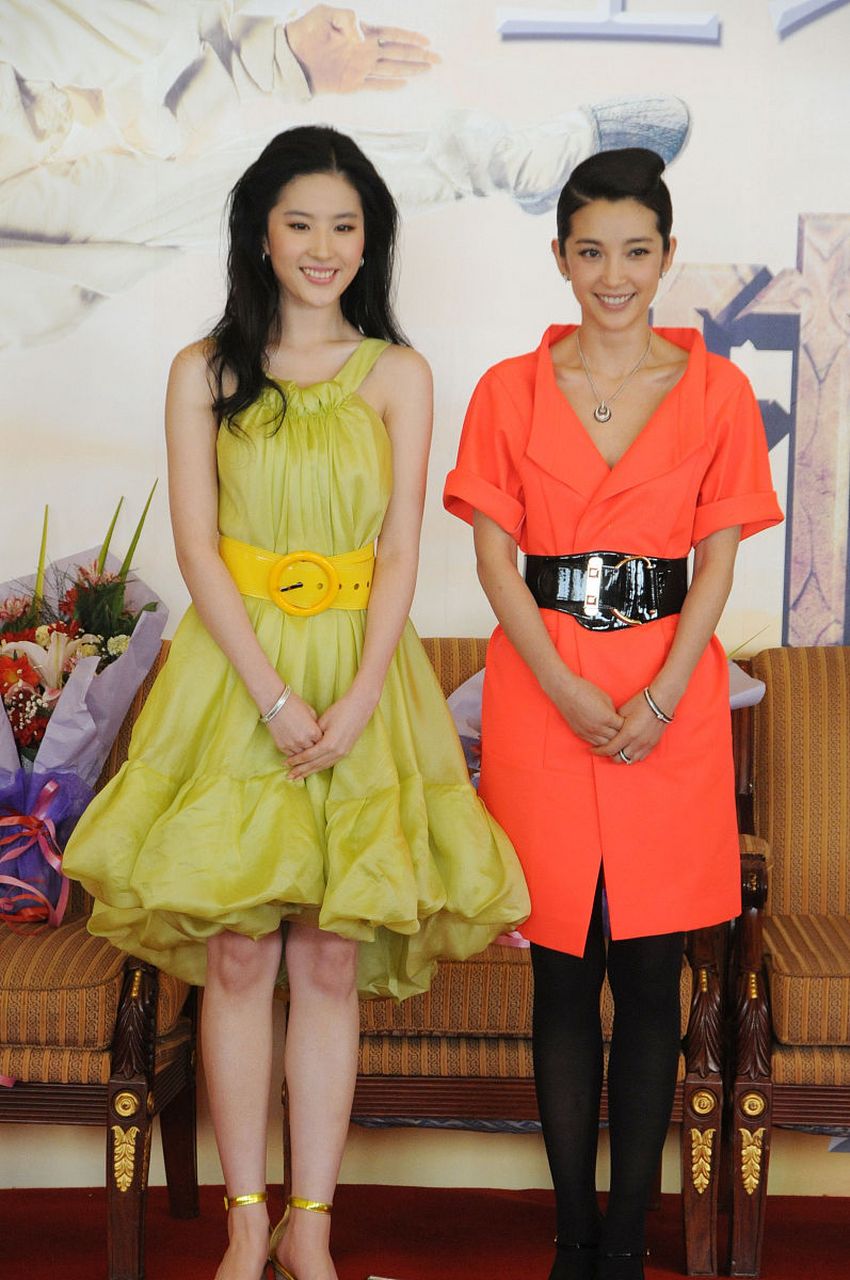 当年的刘亦菲和李冰冰,两个人的颜值,难分高下!