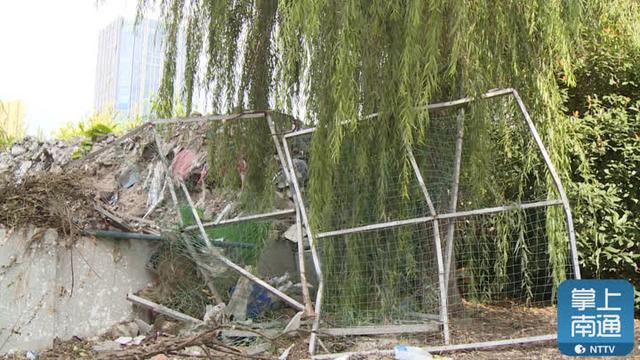 港闸区尚海城"垃圾山"开始清运 清理费用预计一百万元