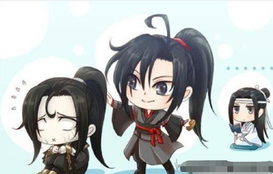魔道祖师:魏婴为蓝湛做头发,魏婴:蓝二哥哥和双马尾更