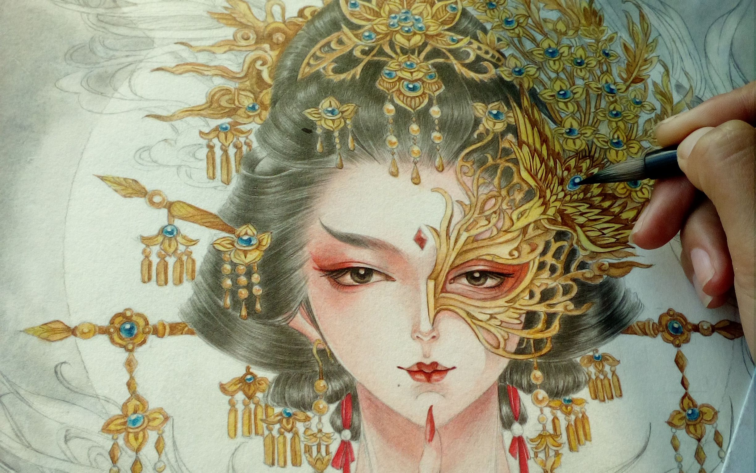 中国历史上最惨的妃子——画半面妆侍奉君王,死后还被君王休妻