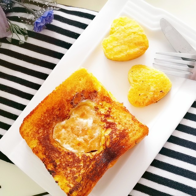 香煎吐司,香软好吃,简单几步美味即成