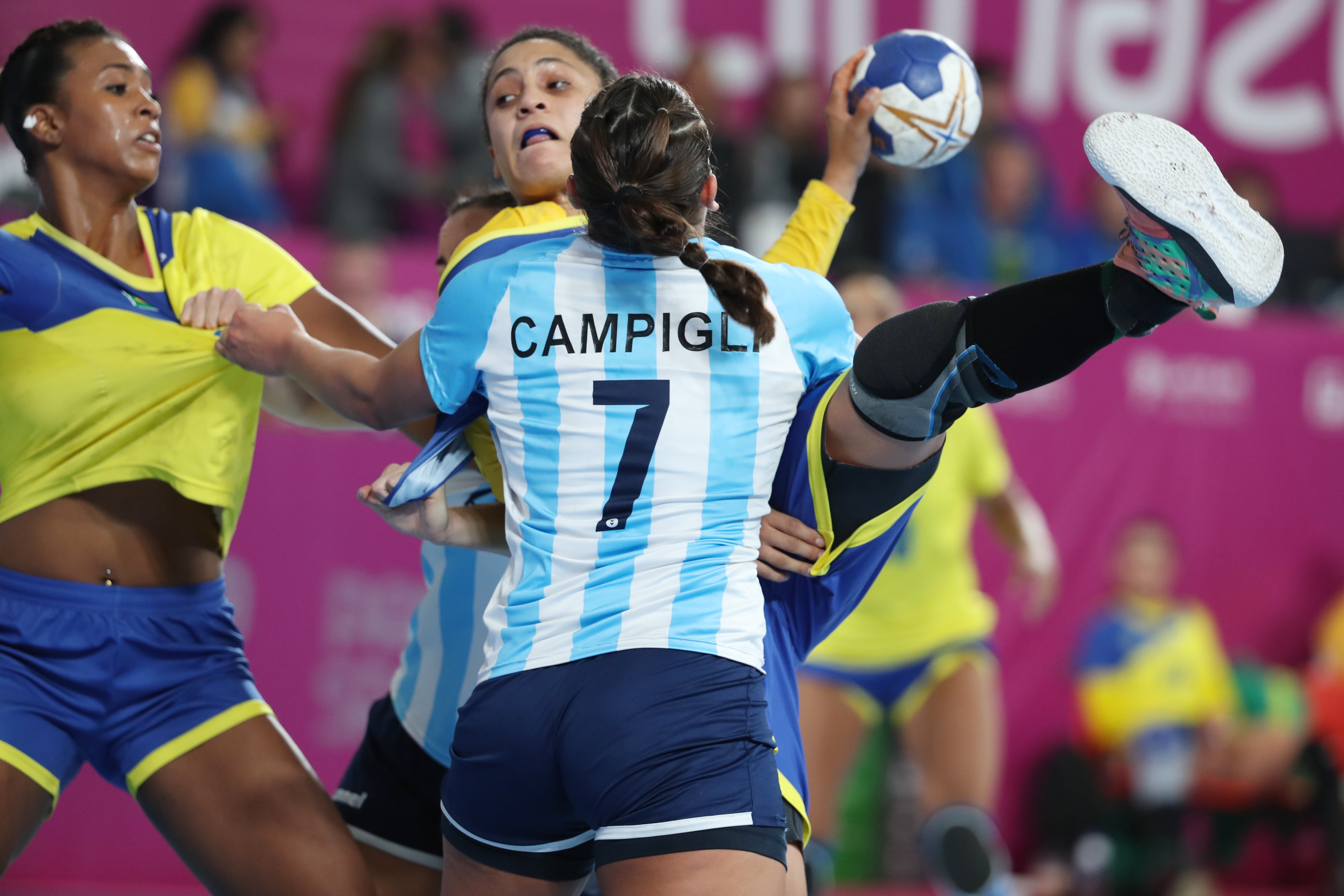 泛美运动会——巴西队获得女子手球冠军(4)