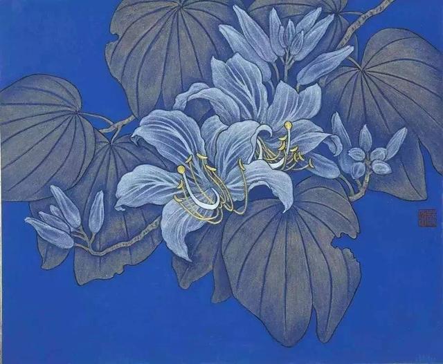 「津门网」中国杰出女画家·蒋采苹工笔重彩画作品欣赏