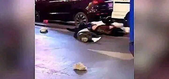 重庆坠楼砸死两人照片图片