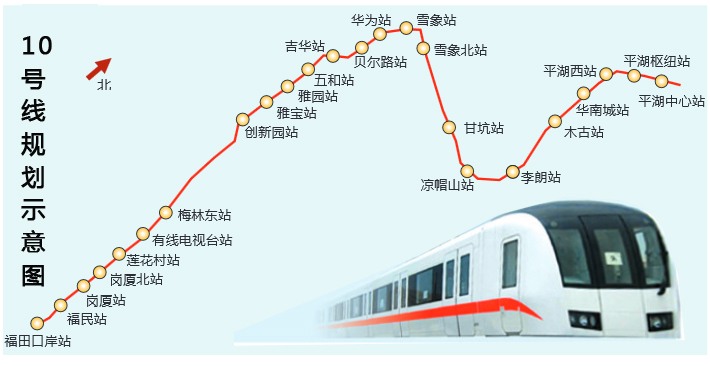 深圳华为班车路线图图片