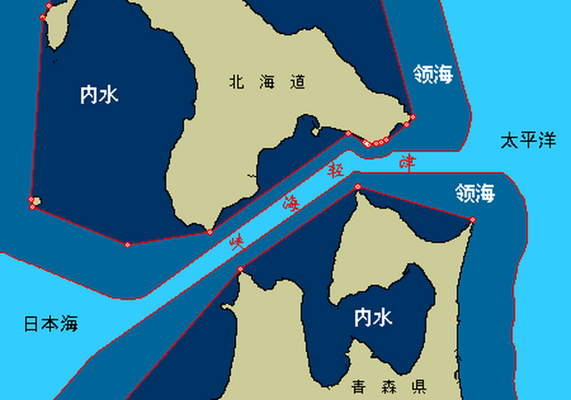日本对马海峡地图图片