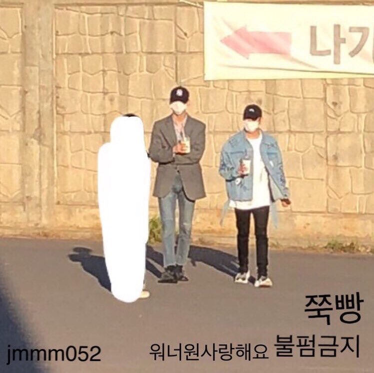 赖冠霖和朴志训外出游玩被拍,两人上演"最萌身高差"