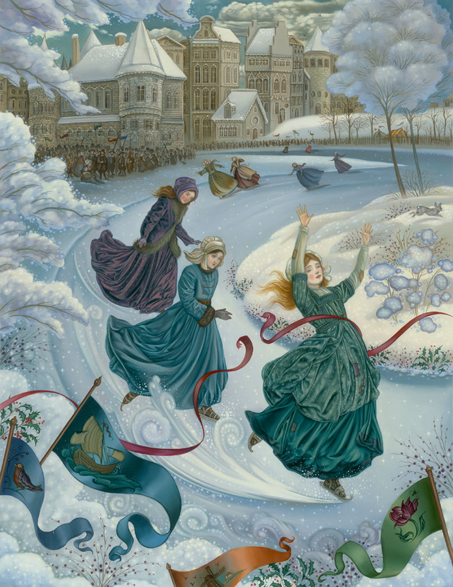 插画:美国艺术家laurel long儿童插画故事