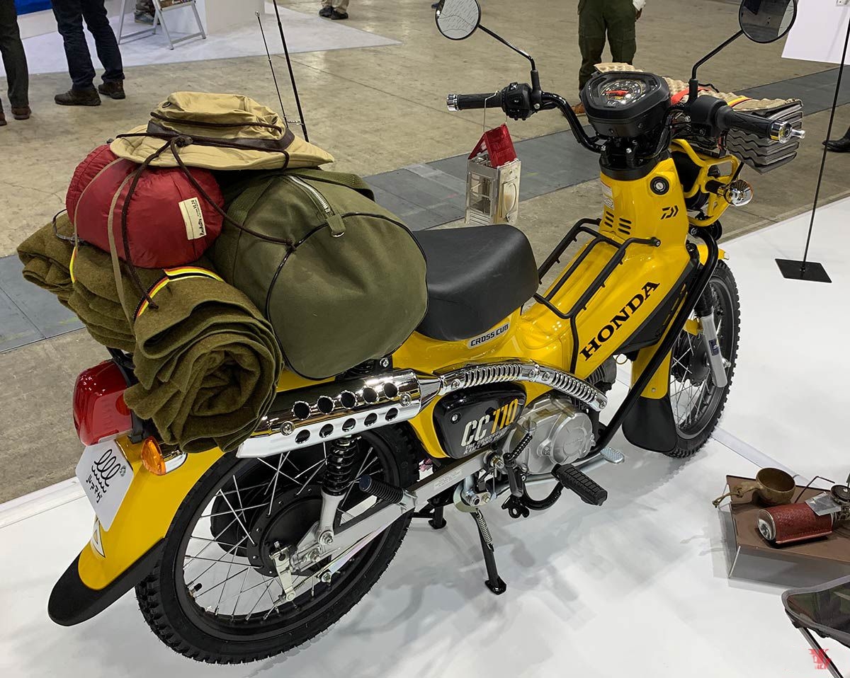 本田超级幼兽 cross cub 110 变身户外露营和钓鱼专用车