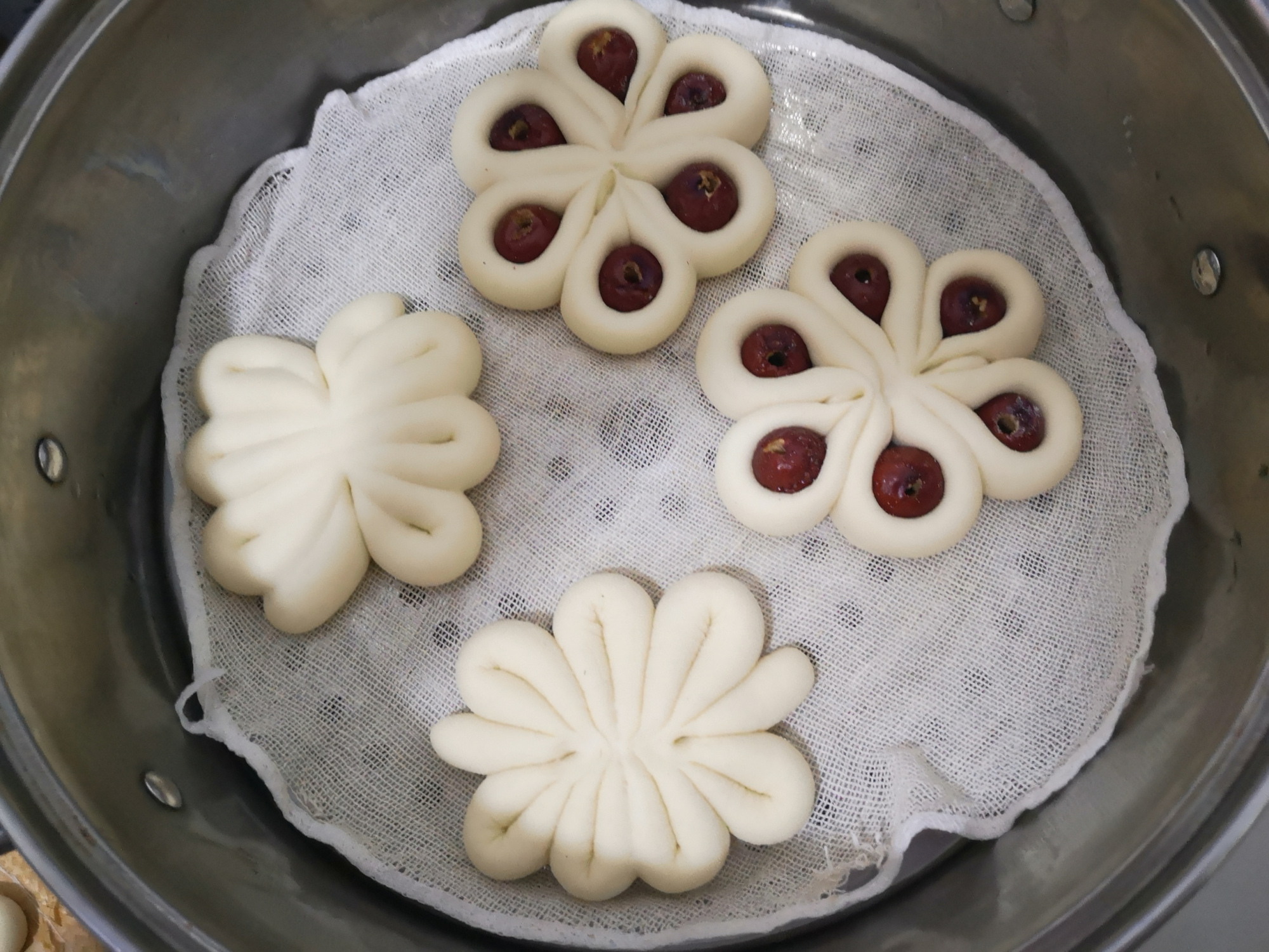 红枣花馒头做法简单,厨房小白一看就会,学会过年回家露一手