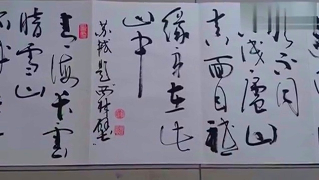 山东省夏津县 墨龙(刘士香老师)书法作品(2) 视频