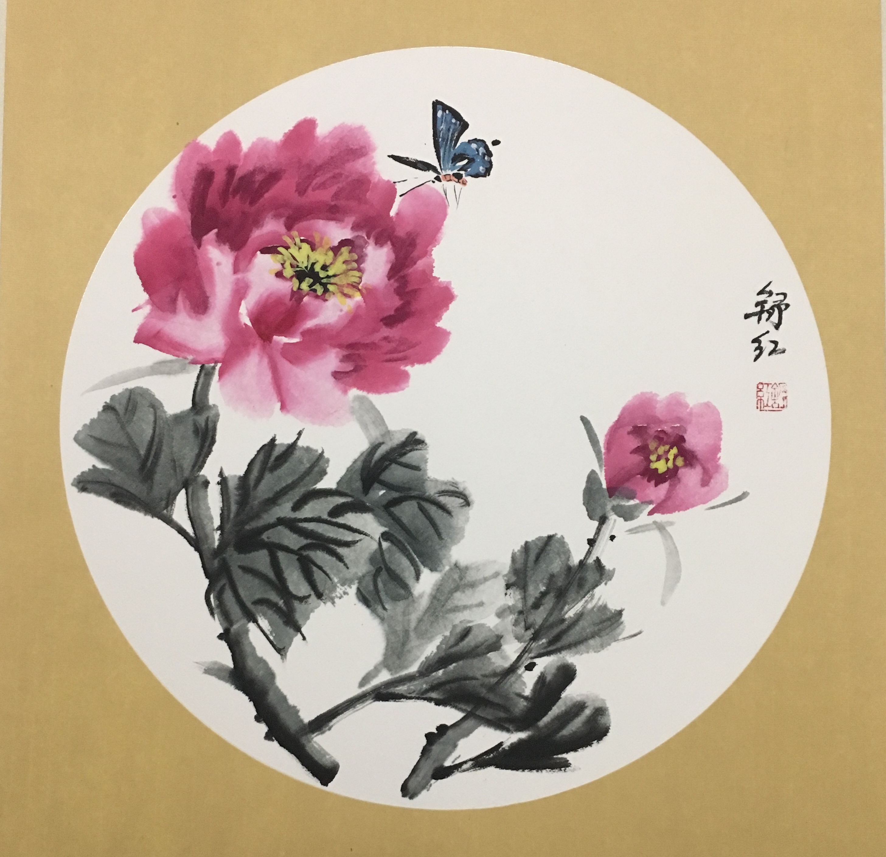 最近老舒画画应藏友要求,接连画了几张卡纸画,就是这种方中带圆的卡纸