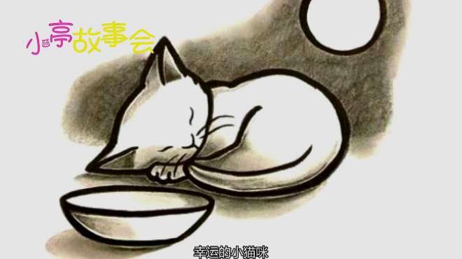 [图]小亭故事会：绘本故事《小猫咪追月亮》，小猫为什么要追月亮？