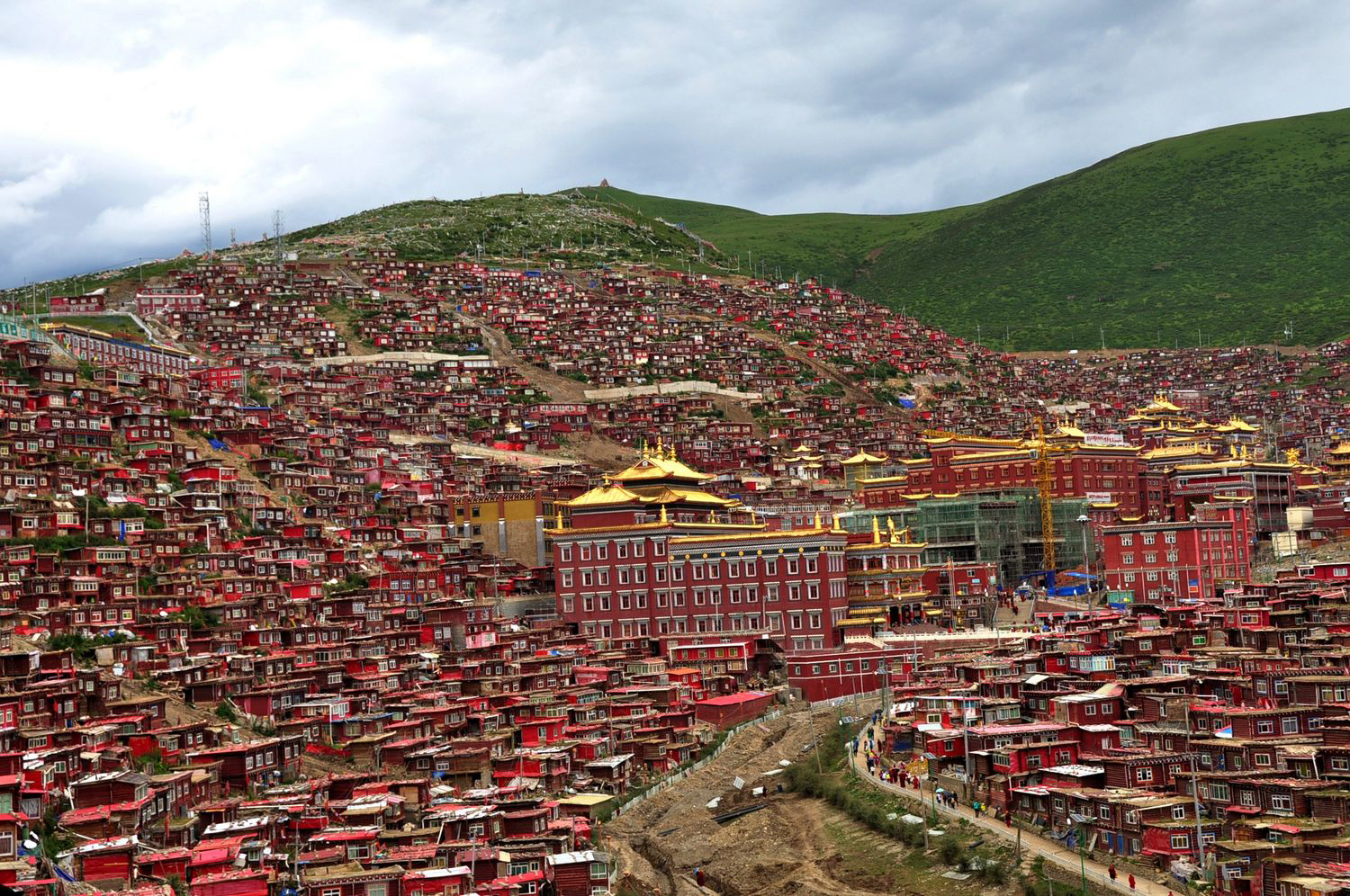 四川色达县五明佛学院