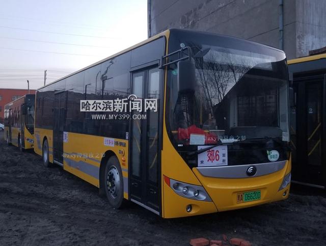 郊6路新车将上线,61路线路变动,"哈尔滨大街"站迁移