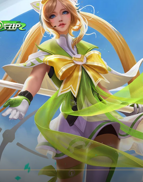 王者荣耀:新皮肤守护之力,裙摆被风吹起,黑色打底吸人眼球!