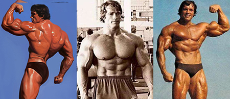 阿诺是肌肉男中的经典,谁曾想到,他之前也有停止健身变胖的时候