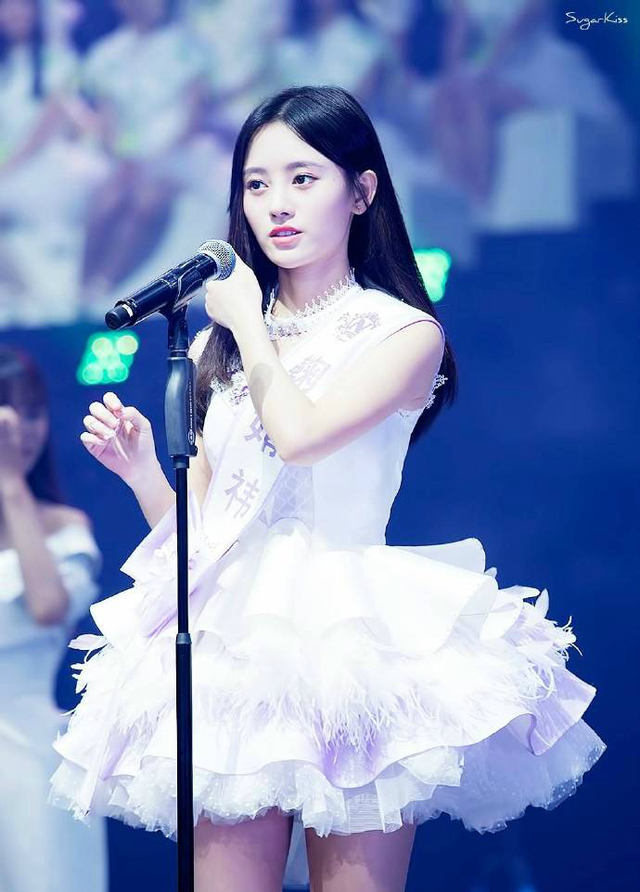 跑男接力angelababy,四千年一遇的美女——鞠婧祎