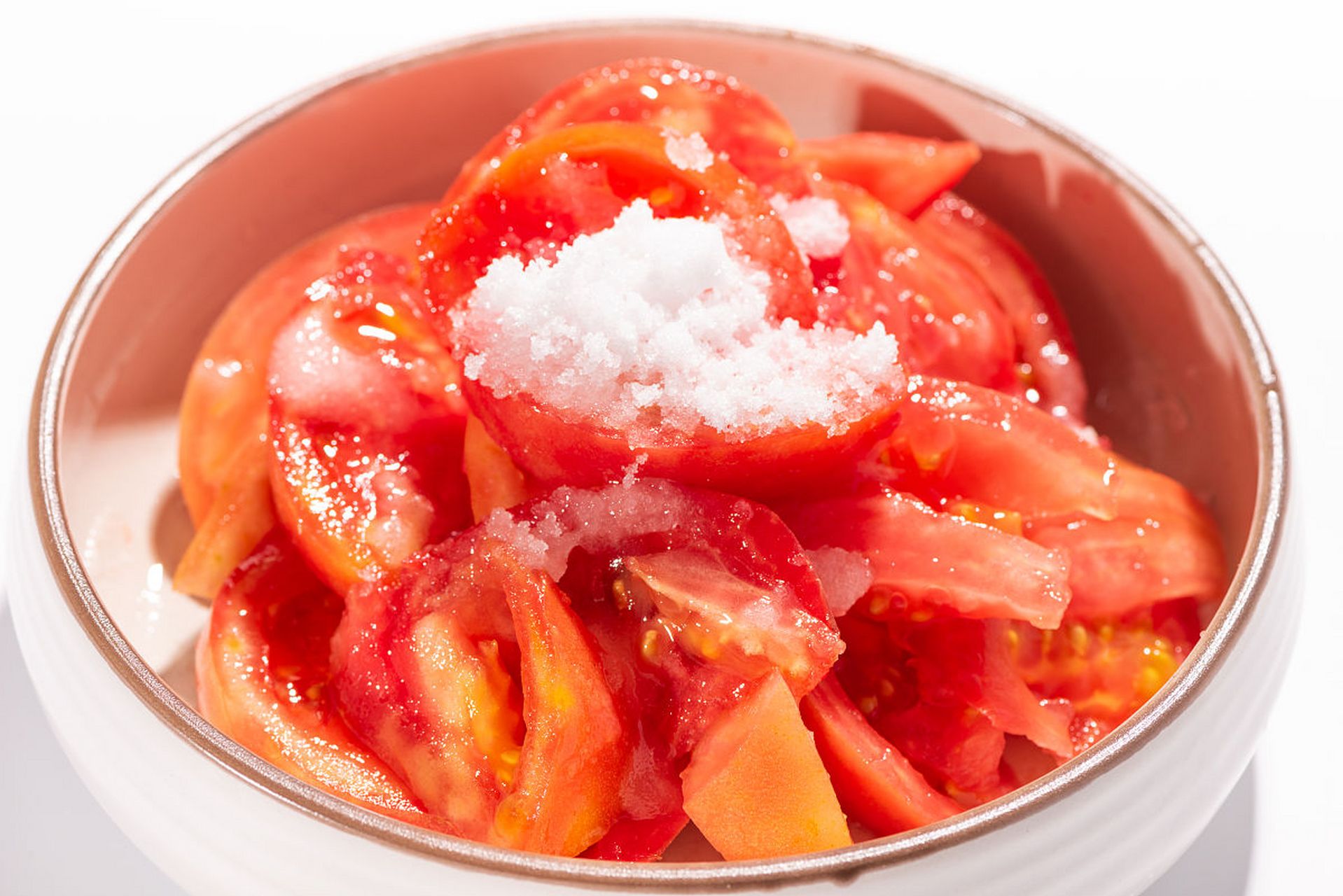 西红柿拌白糖别名图片