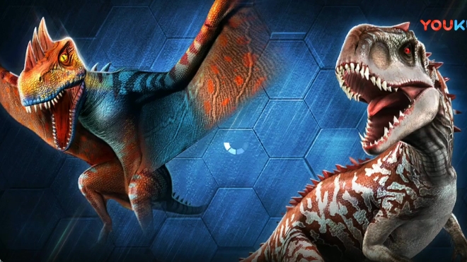 侏罗纪恐龙世界 恐龙大战第1期 霸王龙vs野牛龙