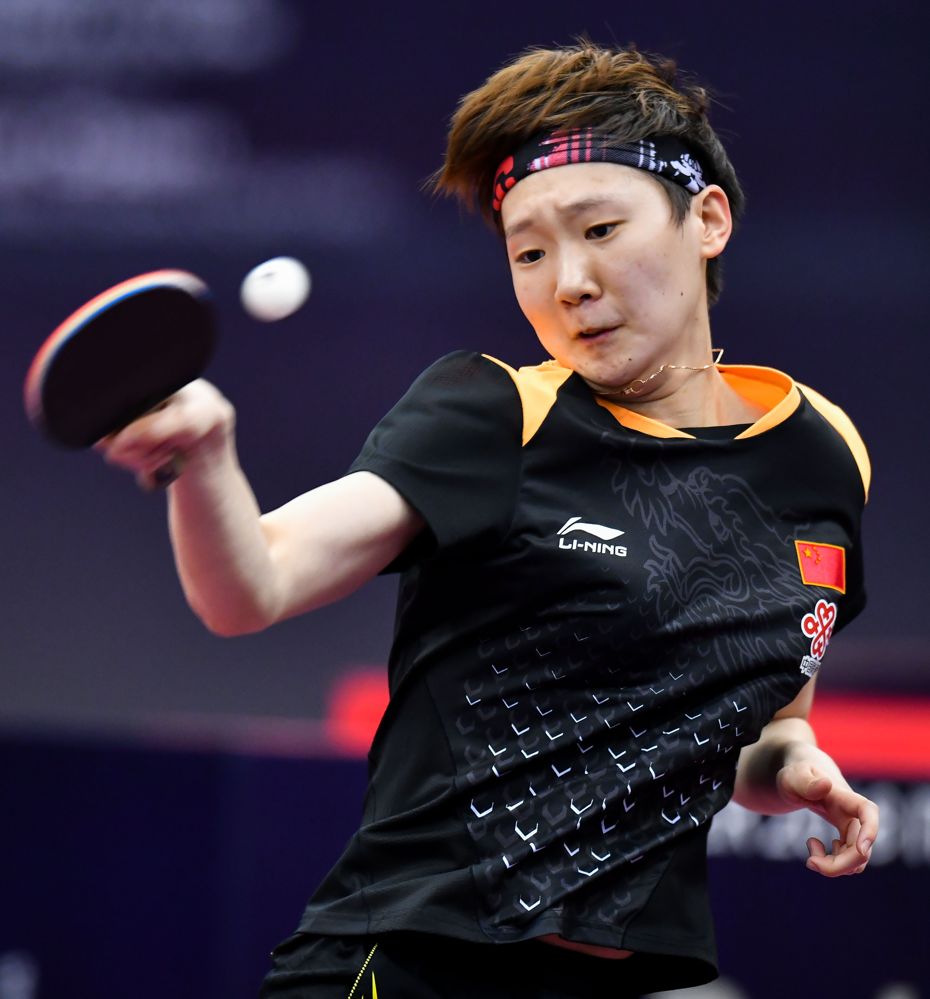 乒乓球——卡塔尔公开赛:王曼昱晋级四强(1)