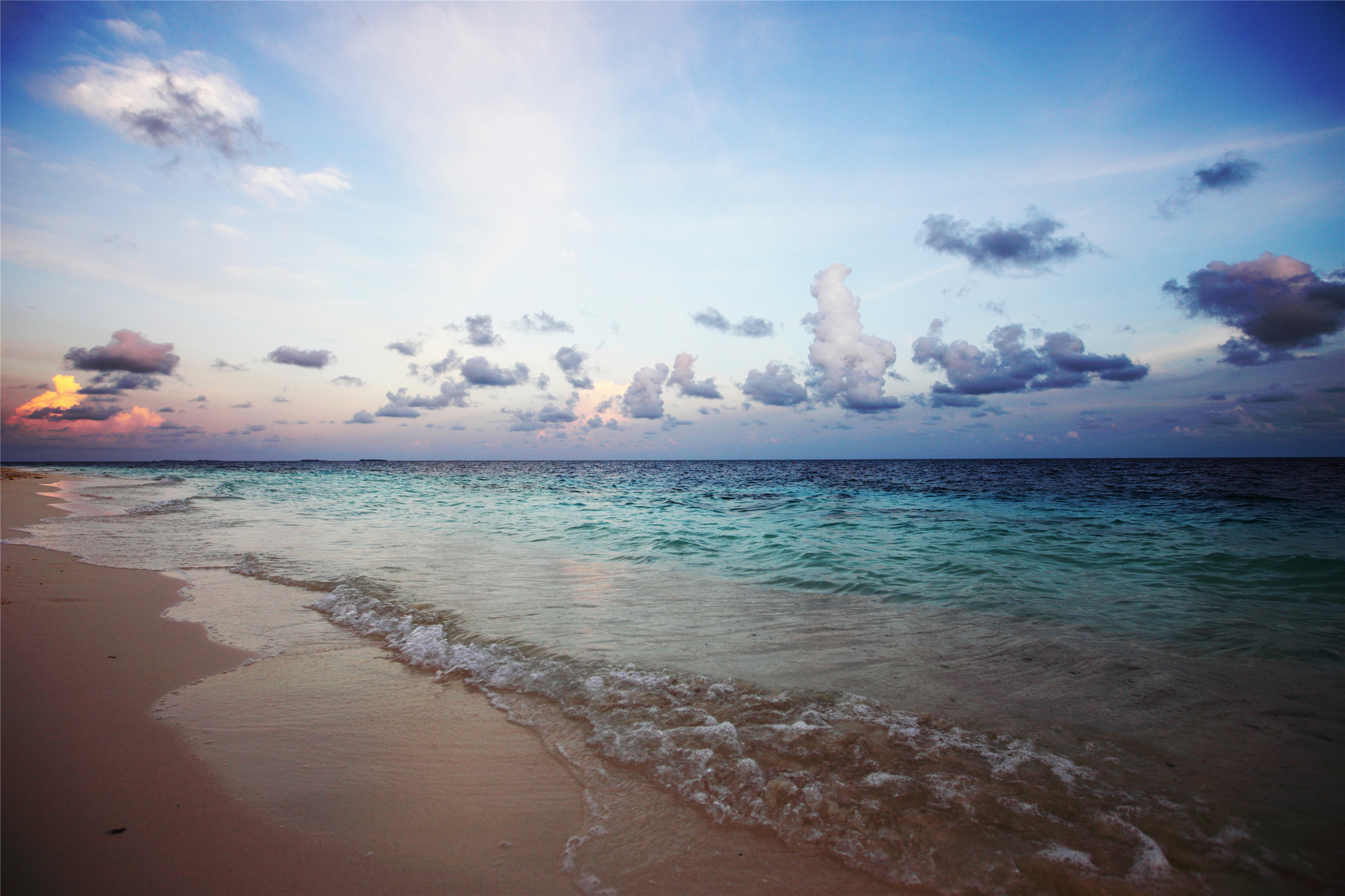 带你们欣赏六张美景图:白色浪花,清澈的海水,你还能看见什么?