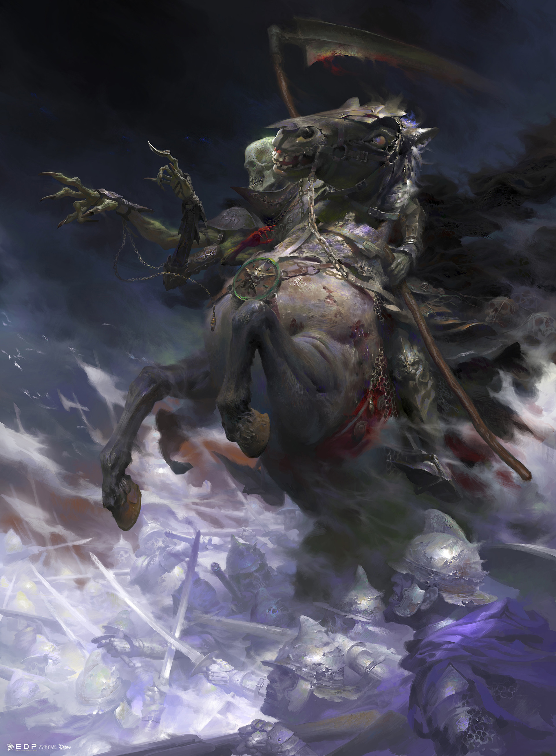 国人插画大佬一组超强悍插画作品欣赏!画技精湛的震撼之作!