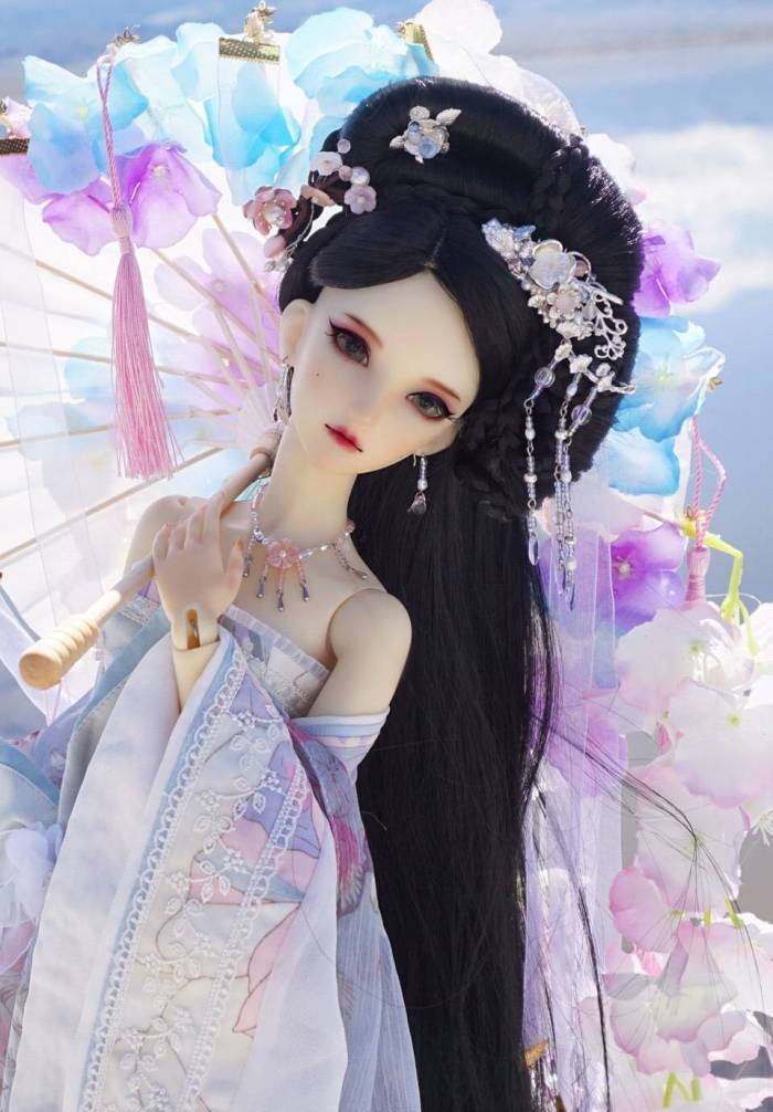 极致仙气的bjd古风娃娃美图,各个美艳清丽,娃娘们不可错过